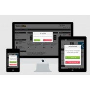 Intégration popup responsive sur site vitrine