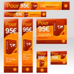 Creation de bannières publicitaires statiques Creation de bannières publicitaires statiques